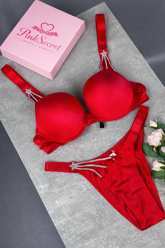 Luxury Lingerie Set Combo (Pack of 3) – Padded Bra & Panty Set | Premium Stylish Collection