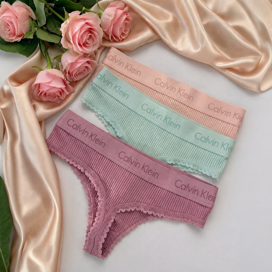 C.k Women’s Bikini Briefs – 3 Pack Cotton Stretch Everyday Comfort Panties