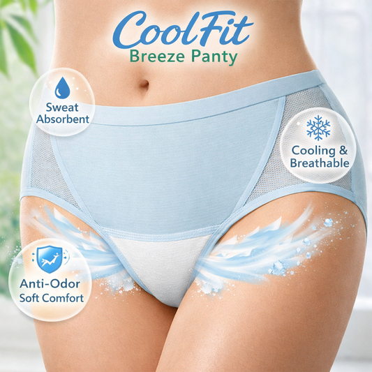 Women’s Breathable Cotton Panty Set (5 Pack) | Ultra Soft Cooling Fabric | Sweat Absorbent Daily Wear Underwear