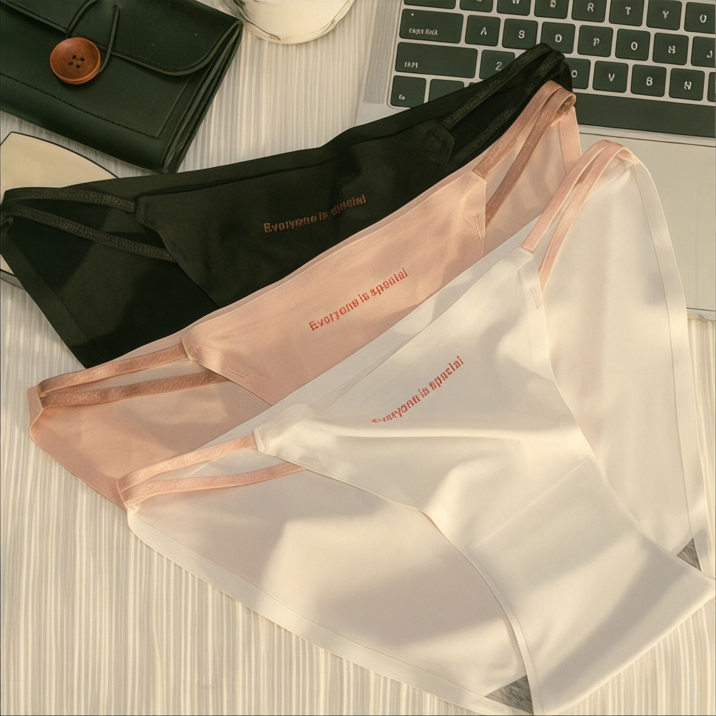 Everyone is Special Sexy Womens Panty Ice Silk Seamless Design | Pack of 3 +2